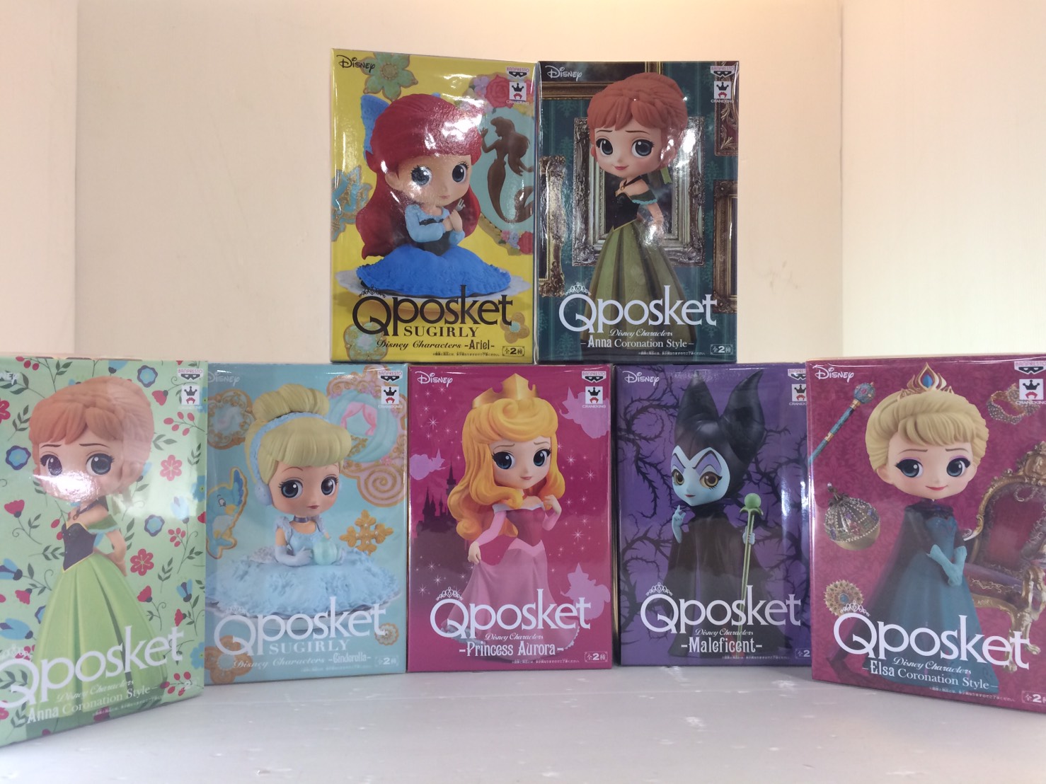 フィギュア買取 Qposketディズニーキャラクター7点 合計4700円で買い取りしました 買取なら千葉鑑定団東金店